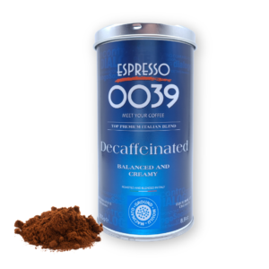 Caffè decaffeinato macinato Espresso 0039 25gr Latta Hi-Tech
